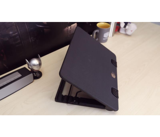 Cooler Master Chłodząca NotePal  Ergostand IV (do 17", czarna) - 491813 - zdjęcie 3